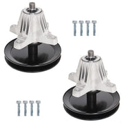 DURAFORCE 2pc Spindle Assembly For MTD Lt46 LX46 46" Deck 918-06977A 618-06977 618-06977A