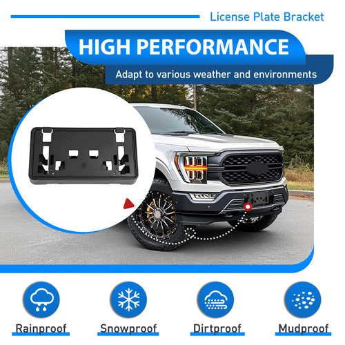 For Ford F 150 2021 2022 2023 Front Bumper License Plate Bracket Frame Holder