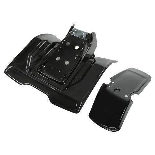 Black Plastic Front And Rear Fender Set For Honda ATC200X 200X 83-85