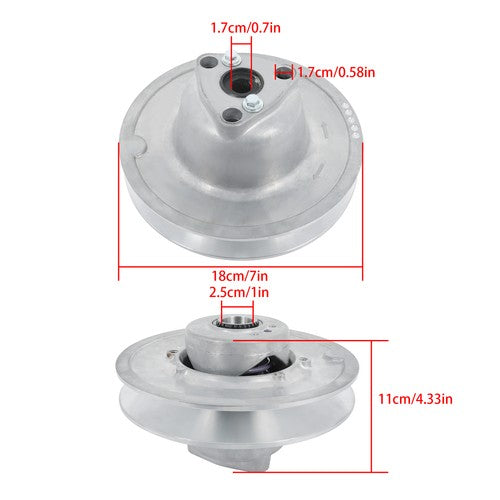 DURAFORCE New For Kawasaki Mule 600 610 SX Secondary Clutch Driven Converter 49094-0040