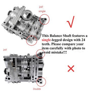 DURAFORCE OIL PUMP SHAFT ASSY-BALANCE for HYUNDAI KIA 2.4L L4 GAS 2006-2011 23300-25922