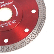 DURAFORCE 4.5“ Super Thin Diamond Porcelain Saw Blade Ceramic Cutting Disc 2Pcs/Lot