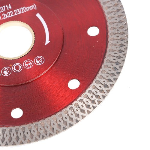 DURAFORCE 4.5“ Super Thin Diamond Porcelain Saw Blade Ceramic Cutting Disc 2Pcs/Lot