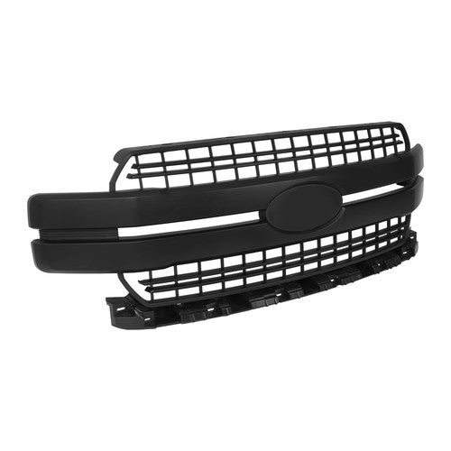 DURAFORCE Matte Black Plastic For Ford F-150 Lariat 2018-2020 Truck Front Bumper Grille