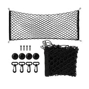DURAFORCE For Car Rear Envelope Style Trunk Cargo Net Storage Organizer Universal Bag Hook