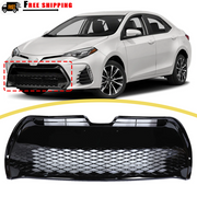 DURAFORCE Front Bumper Lower Grille Grill Black for Toyota Corolla SE XSE 2017 2018 2019