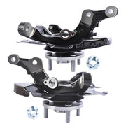DURAFORCE Front LH+RH Steering Knuckle Assembly for Kia Rio Rio5 Hyundai Accent 2006-2011