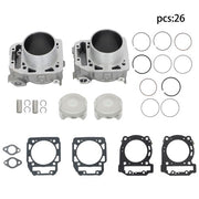 DURAFORCE Top End Cylinders Piston Gaskets Kit for Can-Am 1000 6X6 2014-2020 420413116