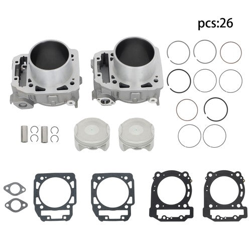 DURAFORCE Top End Cylinders Piston Gaskets Kit for Can-Am 1000 6X6 2014-2020 420413116