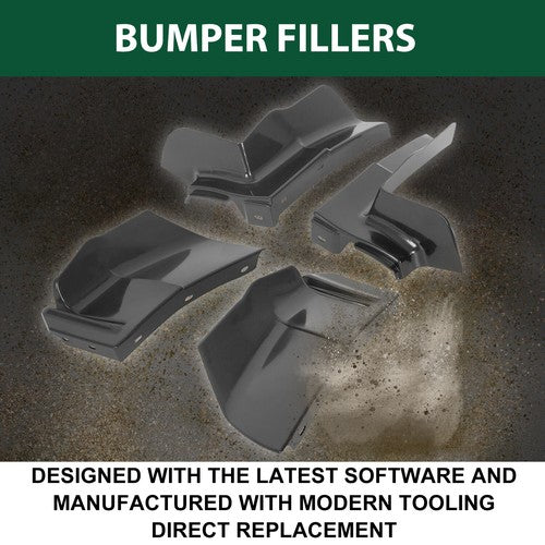 DURAFORCE Front + Rear 1/4 Quarter Panels Bumper Filler For 80-85 Chevrolet Caprice/Impala