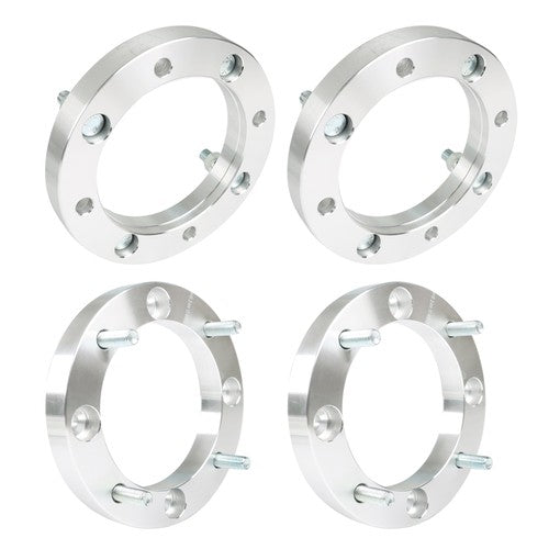 DURAFORCE Wheel Spacers 4x156 1" 131mm M12x1.5 Silver 4Pcs For Polaris Polaris RZR 2015+