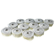 DURAFORCE 3600Pcs Siding Nails 1-1/2” x .092” 15 Degree Collated Wire Coil Full Round Head