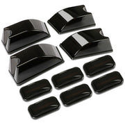 DURAFORCE 10PCS LED Cab Roof Light Marker Roof Top Lamps Smoke For 2003-2009 Hummer H2 SUT