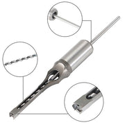 DURAFORCE 6pcs 6.35mm/8mm/9.5mm/12.7mm/14mm/16mm Square Hole Mortise Chisel Drill Bit Set