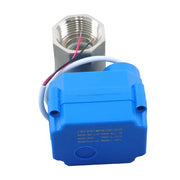 DURAFORCE Solid Motorized Ball Valve 3/4in Full Port SS 9-24V AC/DC NC Auto Return