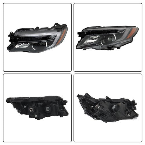 DURAFORCE Headlight Assy For Honda Pilot LX 2016-2018/ Ridgeline 17-20 Halogen Driver Side
