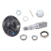 DURAFORCE New Fit For 5 on 4.5" Wheel Hub Kit and 8.25” Square #84 Spindle (7-Pieces /Set)