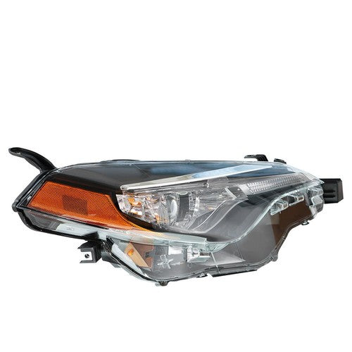 DURAFORCE For Toyota Corolla L LE Eco 2017-2019 Headlight Replacement Halogen Clear Lens R