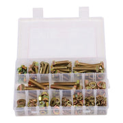DURAFORCE 236PCS M6 M8 M10 Heavy Duty Bolts and Nuts Assortment Kit Grade 8.8 Alloy Steel