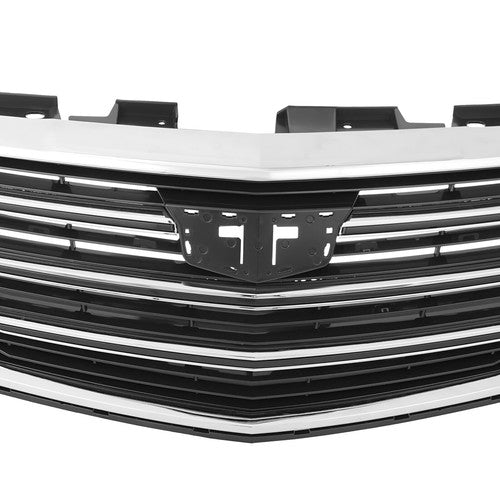 Front Upper+Lower Grille with Chrome Frame Kit For 2018 2019 2020 Cadillac XTS