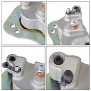 DURAFORCE For Polaris Rear Left Right Brake Calipers & Pads Ranger Crew 800 900 1000 XP