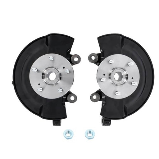 DURAFORCE 2× Steering Knuckle & Wheel Hub Bearing Assembly For Honda CR-V L4 2.4L 2007-09
