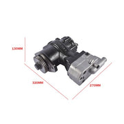 DURAFORCE Air Brake Compressor with Gear 3976366 3969102 For Cummins QSB5.9 6CT8.3 Engine