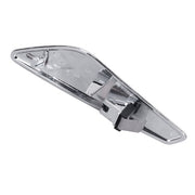 DURAFORCE 2x Front Fender Right + Left Side Chrome Finisher for BMW X3 F25 X4 F26 13-16 17