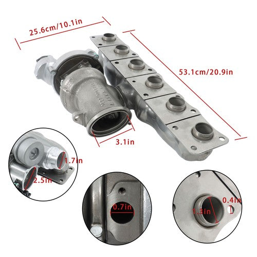 DURAFORCE For BMW 535i GT 2010-2015 BMW 640i 2012-2014 3.0L 18539700005 Turbo Turbocharger