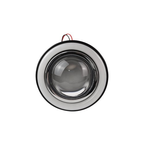 DURAFORCE 3 inch Projector Fog Light Lamps CCFL White Halo Angel Eyes Rings for Dodge