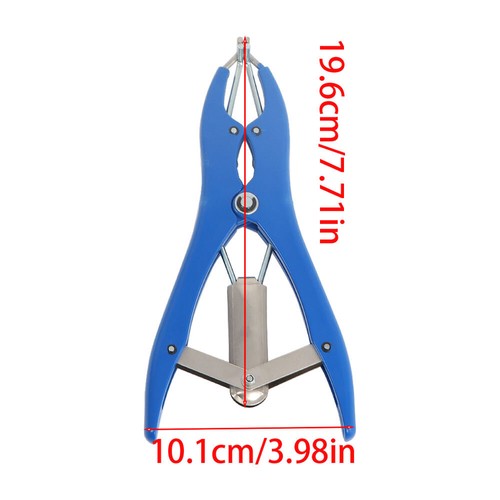 DURAFORCE Elastrator Castration Plier +100 Blue Rubber Rings Applicator Castrator Rings