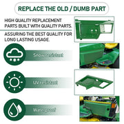 DURAFORCE New LEFT Side Panel KIT Replace #AM128983 For John Deere 415 425 445 455