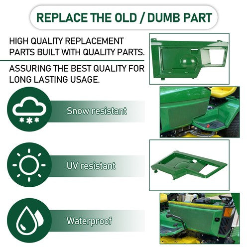 DURAFORCE New LEFT Side Panel KIT Replace #AM128983 For John Deere 415 425 445 455