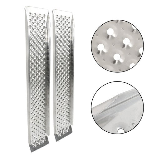DURAFORCE For ATV Motorcycle Aluminum Motorcycle Loading Ramp 47.2" L×8.5" W 880 lbs NEW