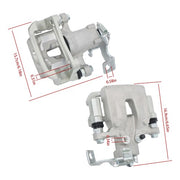 DURAFORCE Rear Brake Calipers w/ Bracket L＋R 19B6788 583112VA30 For Hyundai Veloster 12-17