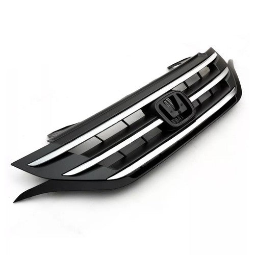 DURAFORCE ZZ2V00502 Front Bumper Upper Grille Grill w/Chrome Trim for Honda CRV 2012-2014