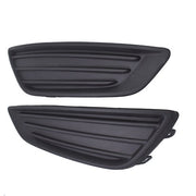 DURAFORCE Left&Right Black Fog Light Cover For Ford Focus 15-2017 2018 Frame Bezel Trim