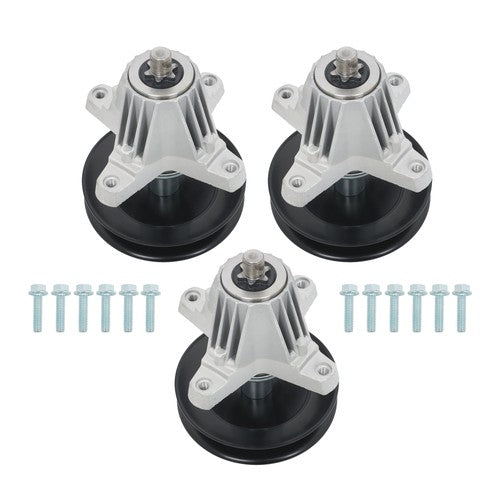 DURAFORCE 3 Pack Spindle Assembly For MTD Cub Cadet Troy Bilt 918-06978 618-06978 RZT-L54