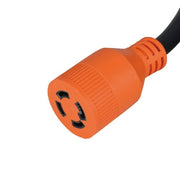 DURAFORCE 30Amp 15FT 4 Prong Generator RV Power Extension Cord NEMA 14-30P ~ 14-30R