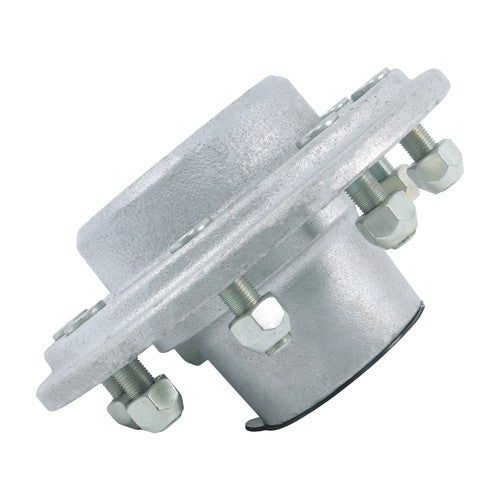 DURAFORCE Pre-Assembled 8-Lug 6.5" Galvanized Trailer Hub Kit Fit For 7,000lb #42 Trailer