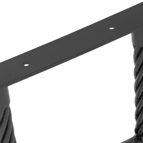 DURAFORCE Powder Coated 12" x 12" Truck Step Perforated Wire Cable Type Side Step