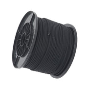 DURAFORCE 3/16 Inch x 500 Feet Hollow Braid Polypropylene Rope – Black，750 Pounds