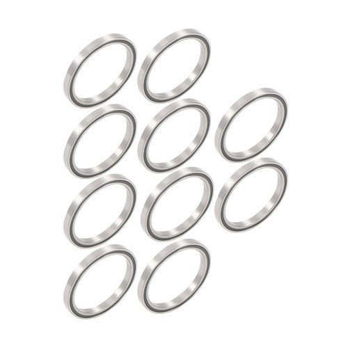 DURAFORCE Pre-Lubricated Deep Groove Ball Bearing 10Pcs 50×62×6mm 6710-2RS Bore Sealed