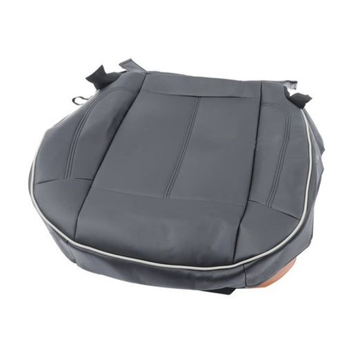DURAFORCE Driver Bottom Seat Cover For Hummer H3 2006-2009 2010 Black Leather Replacement