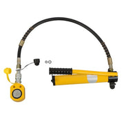 DURAFORCE Manual Hydraulic 20T Low Profile Hydraulic Jack Porta Power Kit + CP-180