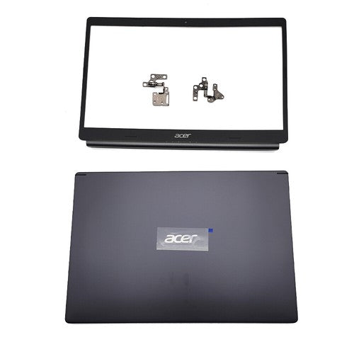 DURAFORCE Black Back Cover & Bezel Hinges For Acer Aspire A515-54 A515-54G A515-55 Top Lid