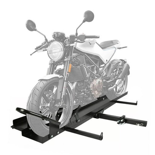 DURAFORCE Motorcycle Carrier Hitch Mount Dirt Bike Rack 2inch Trailer Scooter Hauler Ramp