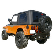 DURAFORCE 6pcs For 97-06 Jeep Wrangler TJ Replacement Front & Rear Soft Top + Upper Skins