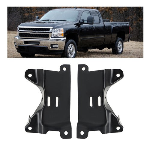 DURAFORCE Front Bumper Outer Bracket Suitable For Chevy Silverado 2500HD 3500HD 07-10 2PCS
