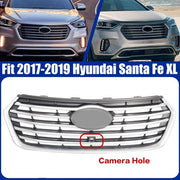 DURAFORCE 86350B8BB0 Front Upper Grille W/ Camera Hole for Hyundai Santa Fe XL 2017-2019